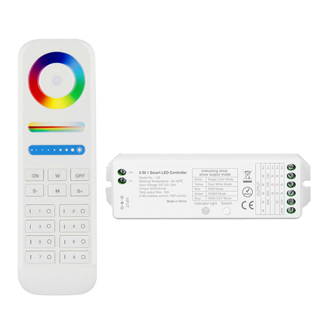 RGB CCT LED strip Controller with Remote