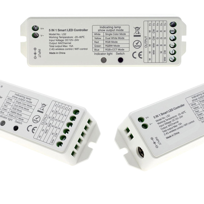 Multi Zone RGBW LED Strip Controller Wireless Receiver