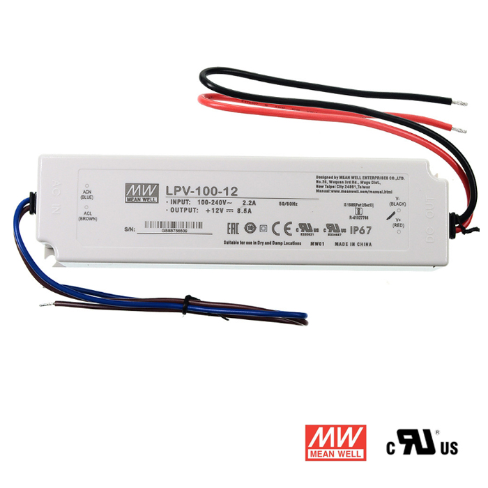 100W 12V DC Power Supply, Waterproof LED Driver