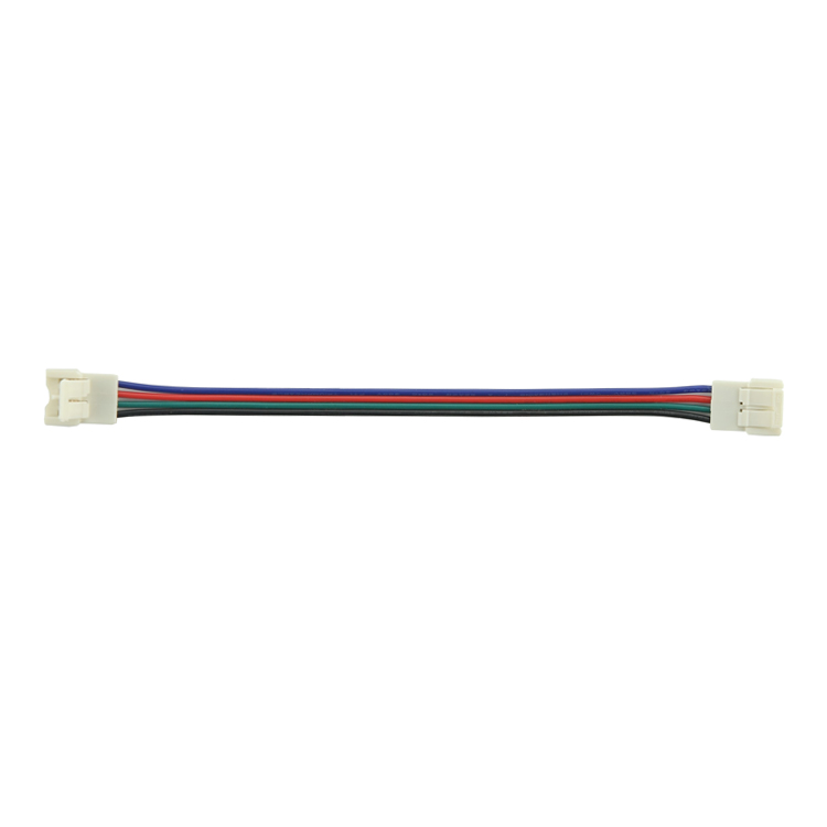 RGB 4 Pin Snap Corner Connector or Jumper for LED Strip Lighting