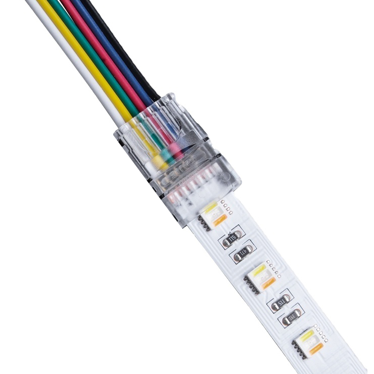 6 Pin LED Strip Connector for RGB CCT LED Strips
