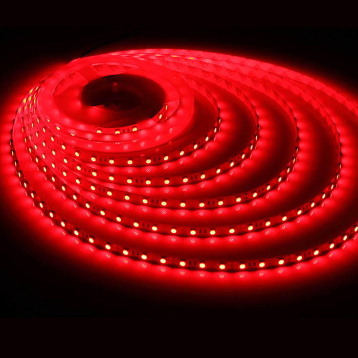 12V 5050 Red LED Strip Lights - 650nm, 660nm, 670nm LED