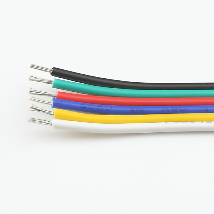 6 Conductor Wire, 22 AWG 6 Pin LED Wire