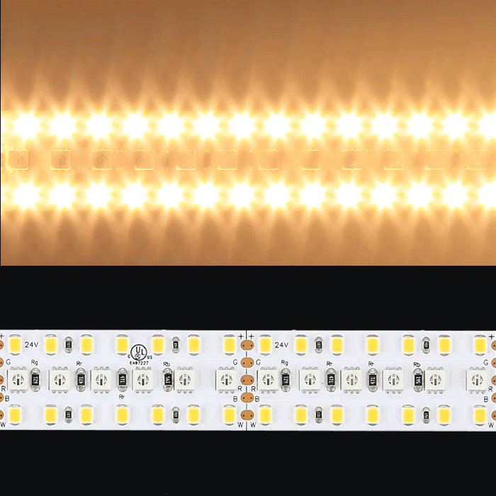 LED Strip Lights for Ceiling - RGB + White